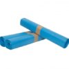 Afvalzak, HDPE, 90x110cm, blauw, T25, 1rol à 20st.