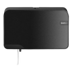 Euro Black Quartz duo toiletrolhouder - Coreless