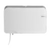 Euro White Quartz duo toiletrolhouder - Coreless
