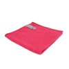 Microvezeldoek gebreid, ROOD, 40x40cm, Verpakt per 10 stuks.