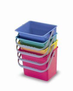 Emmer 6ltr. rechthoek, rood.