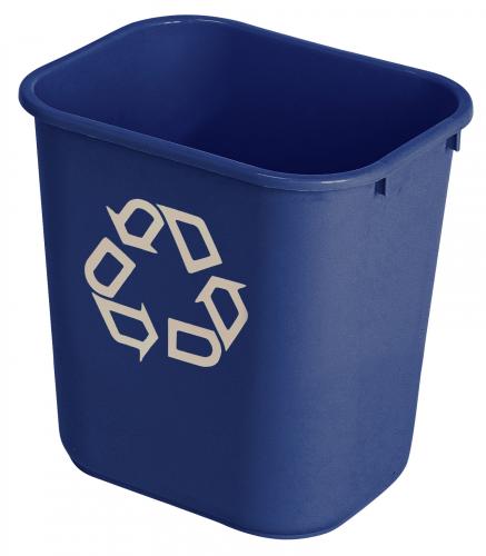 Rubbermaid rechthoekige afvalbak, 27 liter, blauw. – Smart Cleaning Afvalbak Keuken Gescheiden : Rubbermaid rechthoekige afvalbak, 27 liter, blauw. – Smart Cleaning