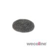 Metalen schuurbol, 20 gram, grijs.