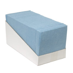 Sopdoek blauw 140gr/m2,38x40cm, 65st. Dispenser karton.