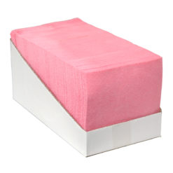 Sopdoek roze 140gr/m2,38x40cm, 65st. Dispenser karton.