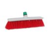 Straatbezem, kunststof, zuiver PVC, hard, 38cm.
