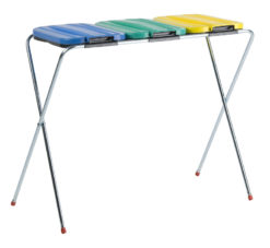 VB 211003 bl/gr/ge Trio Afvalzakhouder
