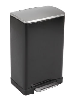 VB 926840 zwart pedaalemmer E-Cube 40L