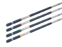 Vileda telescoopsteel 100-180 cm., blauw.