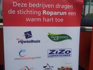 roparun sponsors bord