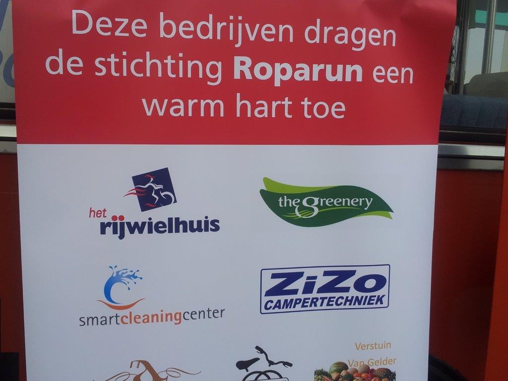 roparun sponsors bord
